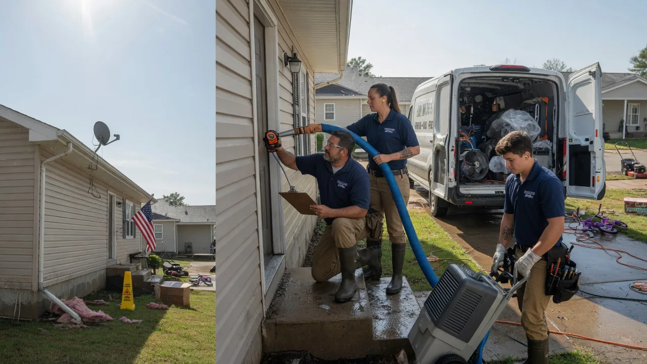 Ceiling Water Damage Restoration in Maple City, KS near me